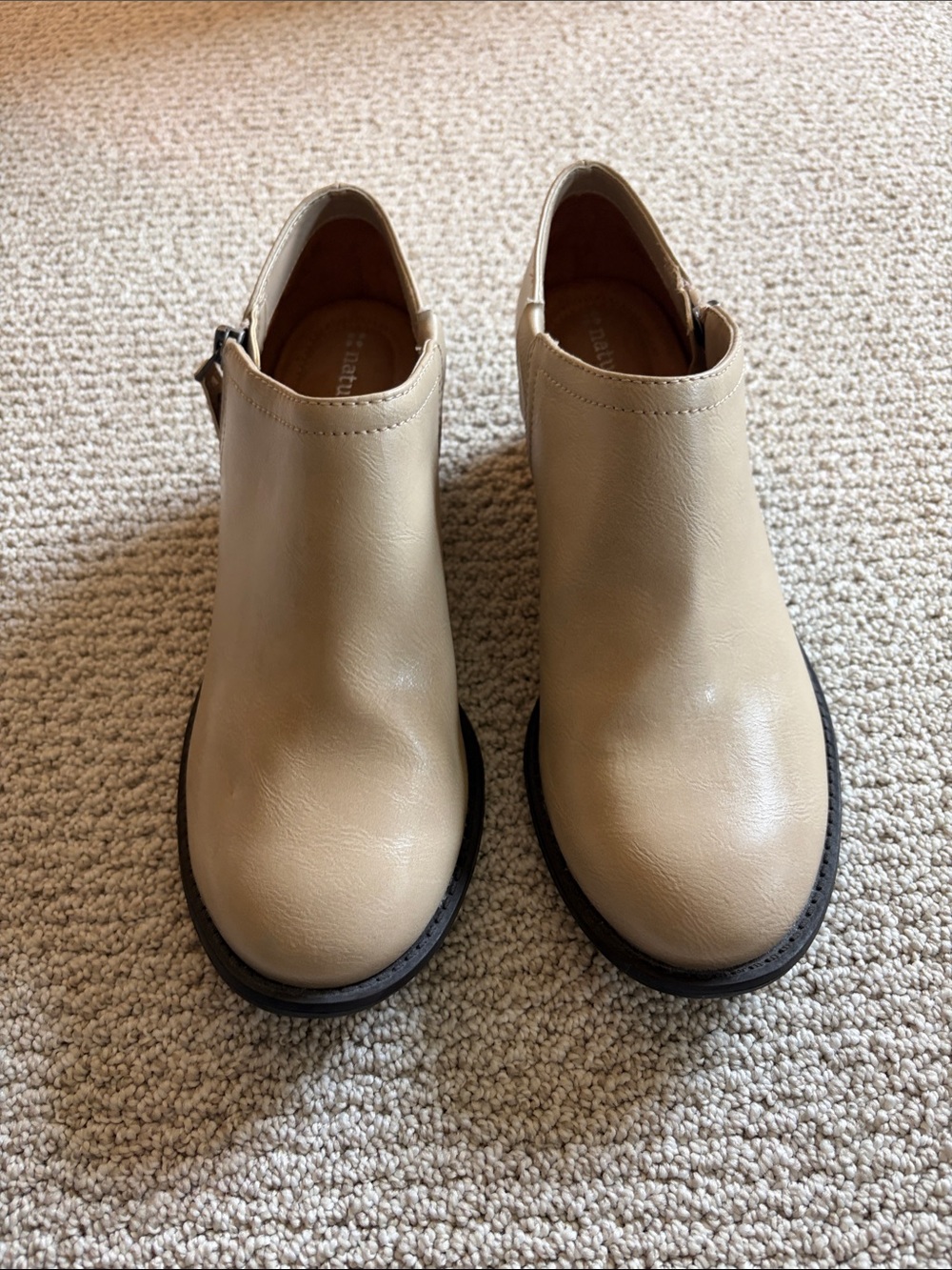 Naturalizer Beige Ankle Booties